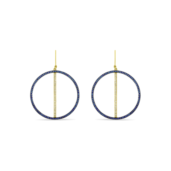 Line Hoop Earrings